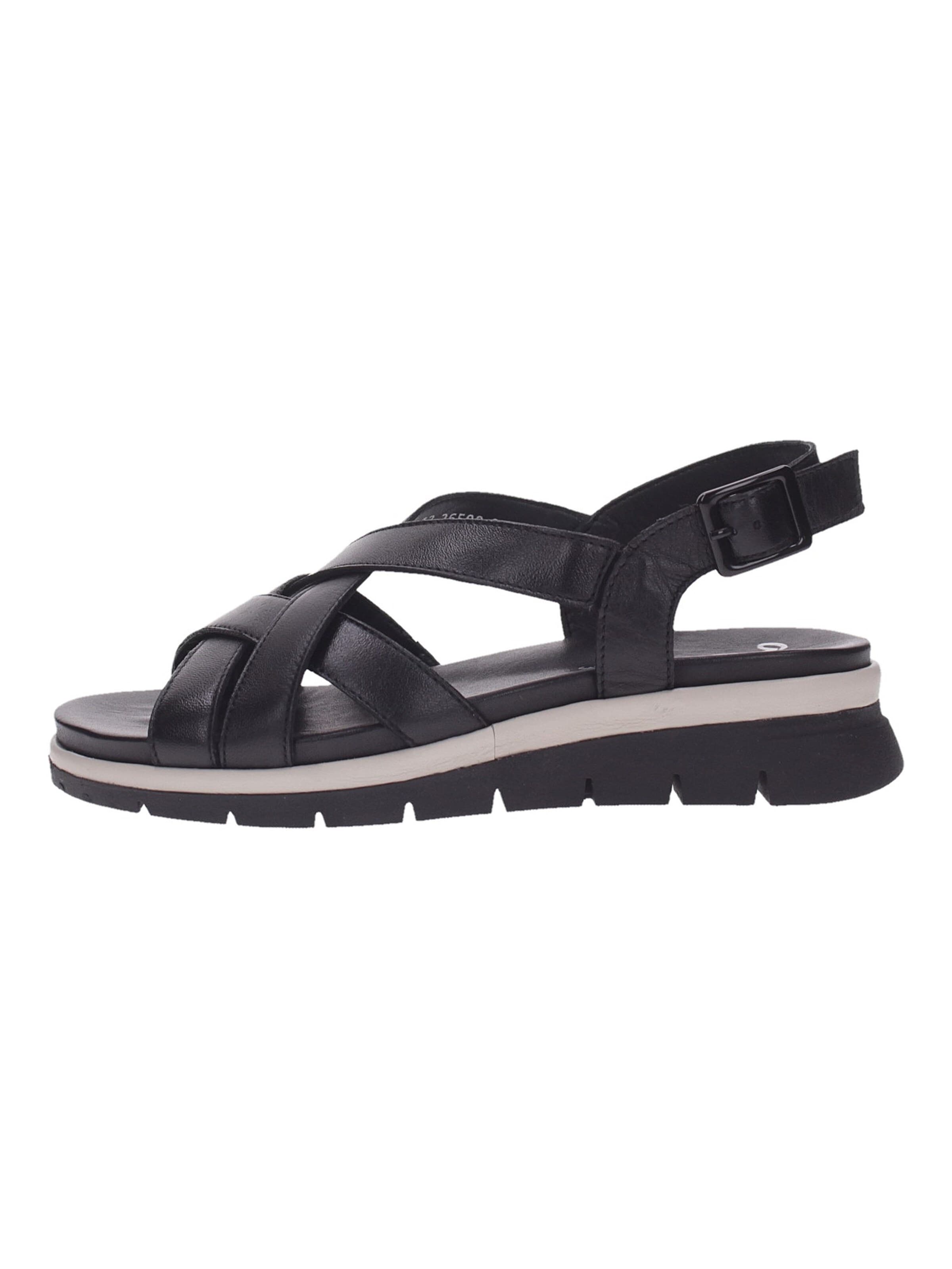 Sandalo di ARA in nero: frontale