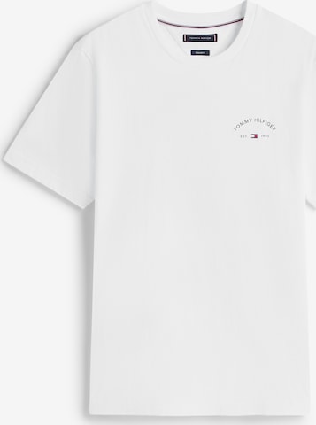 TOMMY HILFIGER Футболка 'HOTEL' в Белый: спереди