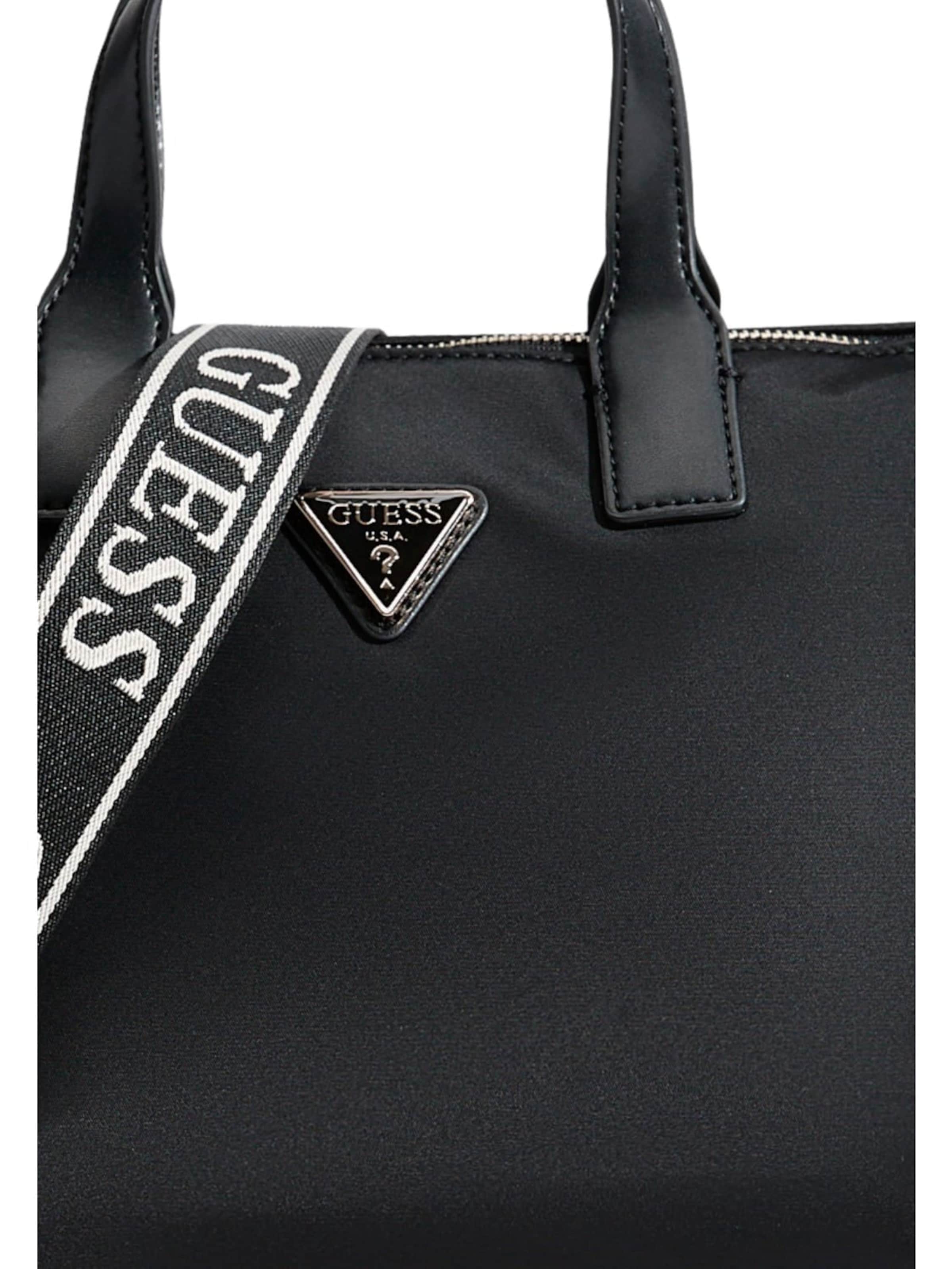 Borsa a mano 'Follie Chit Chat' di GUESS in nero