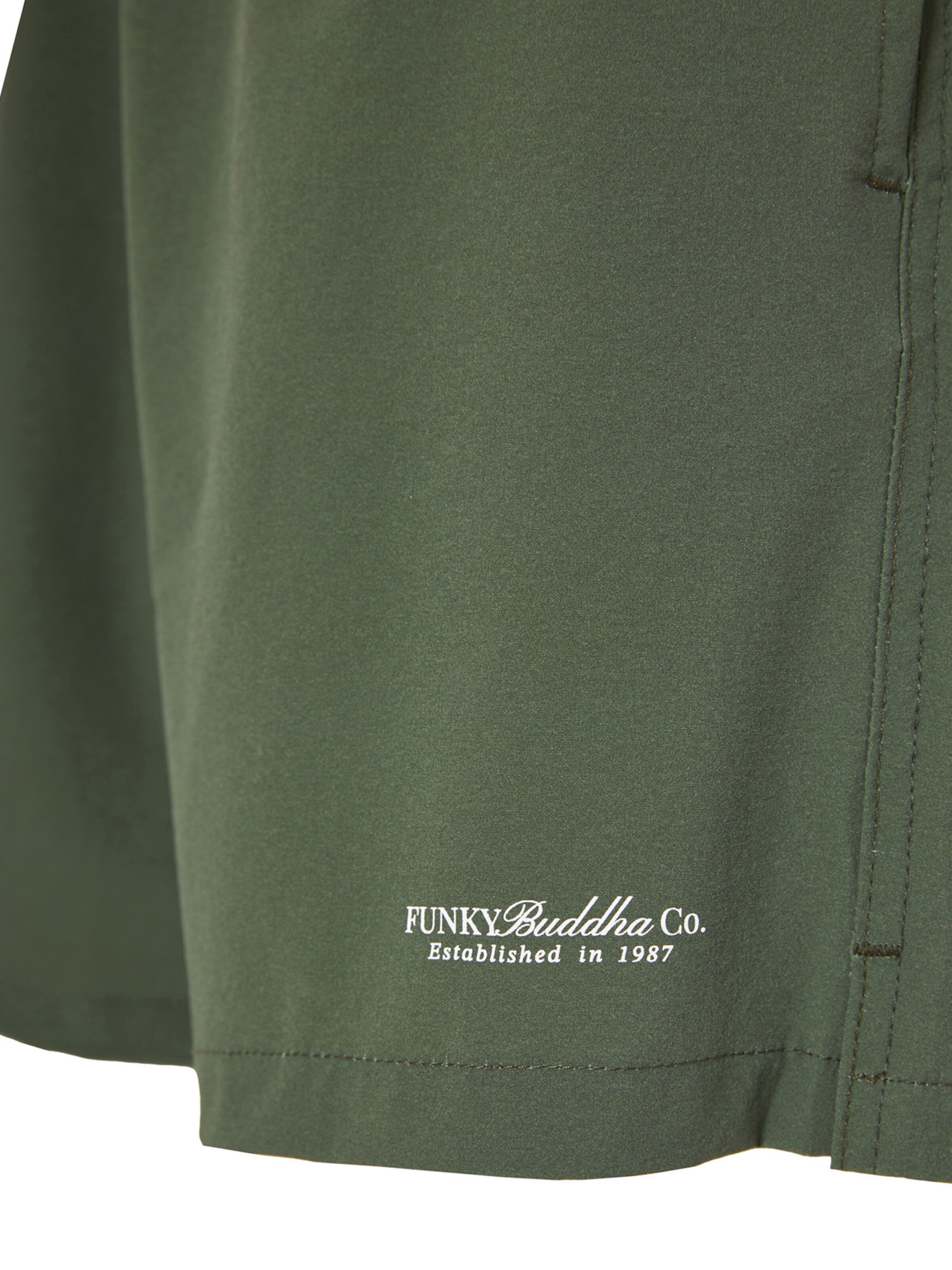 Pantaloncini da bagno di Funky Buddha in verde