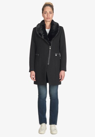 Manteau d’hiver 'Philine' Le Temps Des Cerises en noir