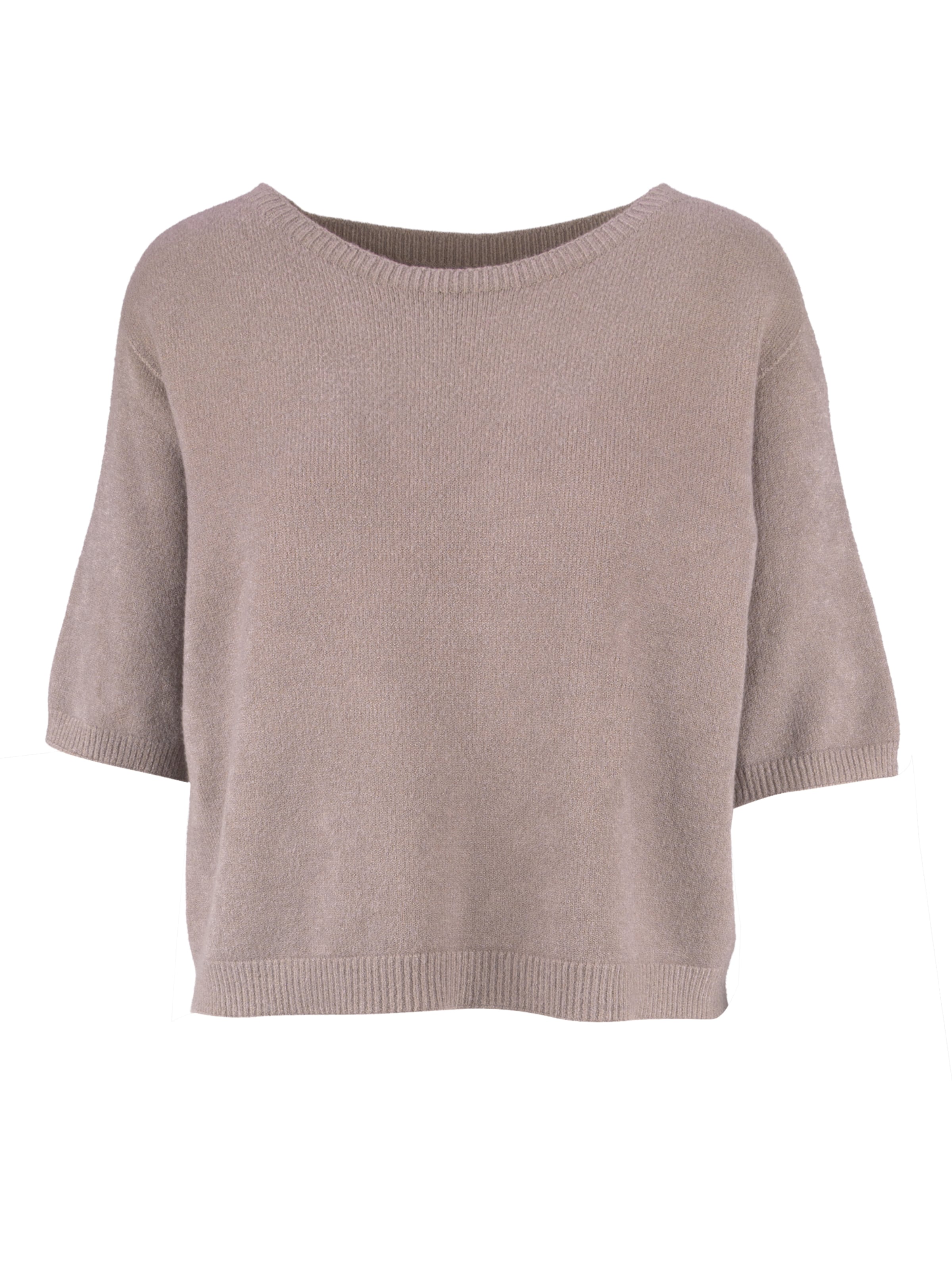 Seasons of April Trui 'MILENA' in Bruin: voorkant