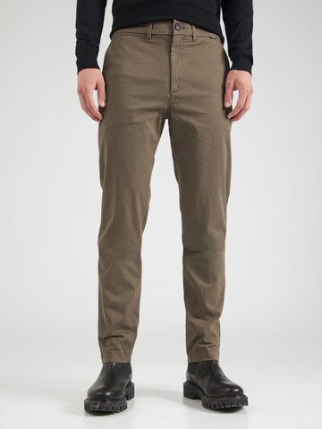 Slimfit Pantaloni chino di Calvin Klein in grigio: frontale