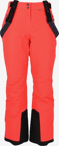 Whistler Workout Pants 'Fairfax' in Orange: front