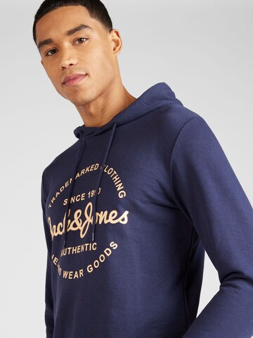 Bluză de molton 'JJFOREST' de la JACK & JONES pe albastru