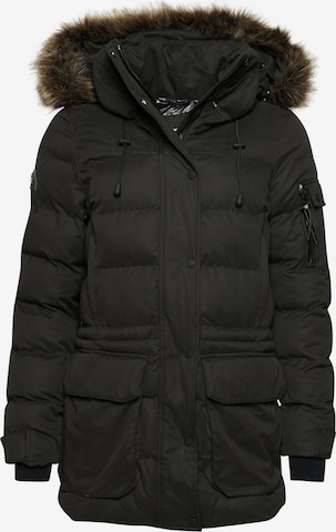 Parka invernale di Superdry & Co in nero: frontale