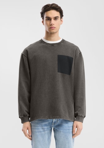 QS Sweatshirt in Brown: front