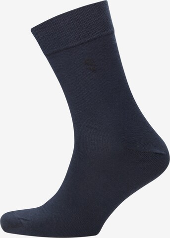 SEIDENSTICKER Socken ' Schwarze Rose ' in Blau