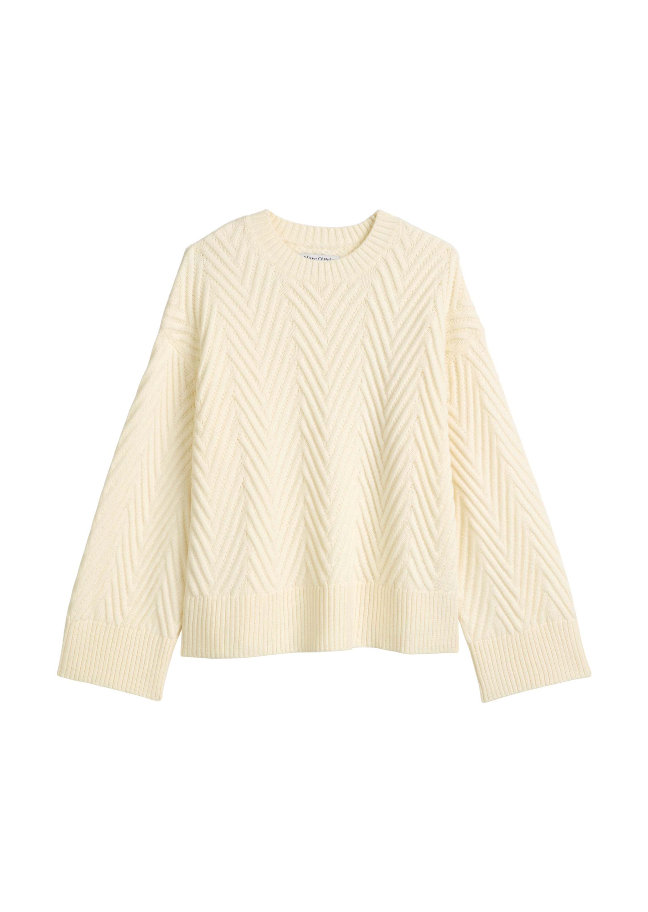 Marc O'Polo DENIM Sweater in White: front