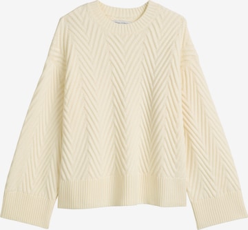 Marc O'Polo DENIM Pullover in Weiß: Vorderseite