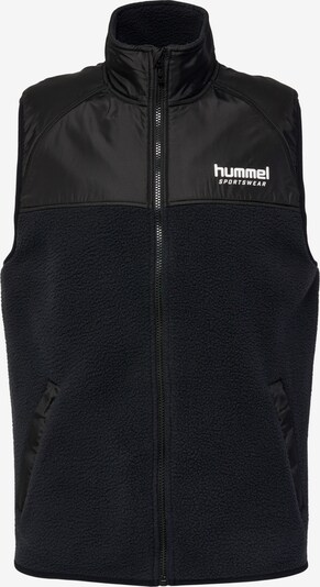 Hummel Weste 'Theo' in schwarz / weiß, Produktansicht