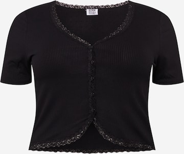 Camicia da donna 'COURTNEY' di Cotton On Curve in nero: frontale