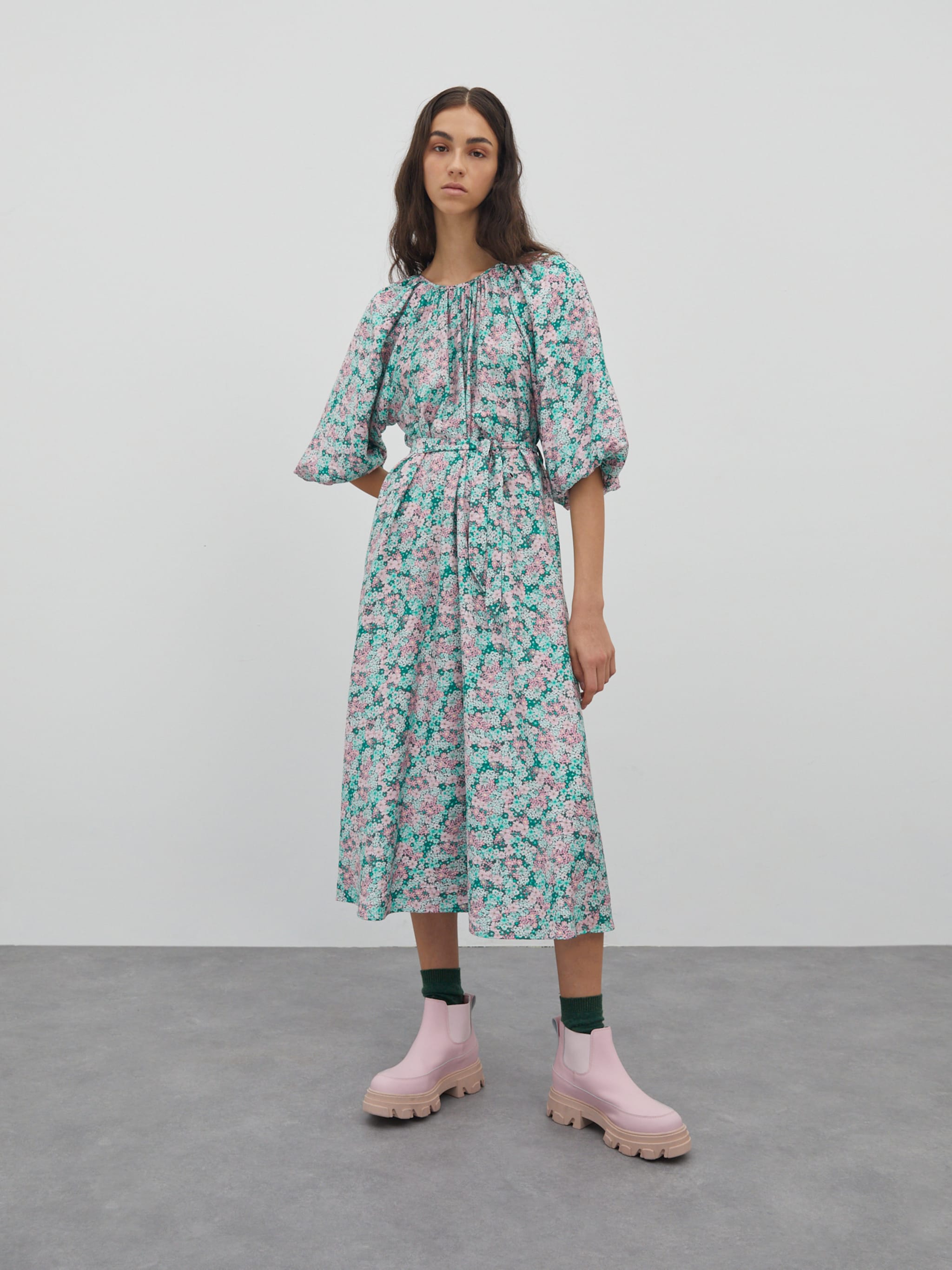 EDITED Producten Jurk 'Fadia' Groen