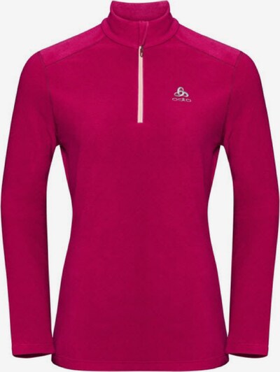 ODLO Sportsweatshirt in fuchsia / weiß, Produktansicht