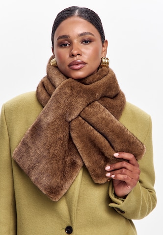 CESARE GASPARI Scarf in Brown