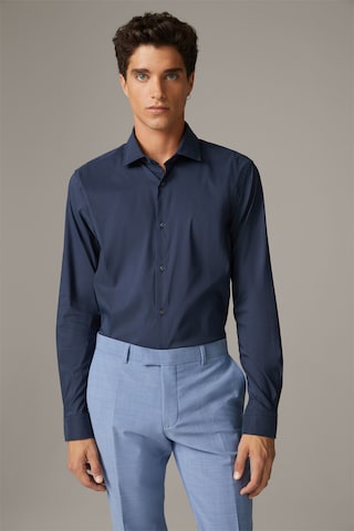 STRELLSON Slim fit Button Up Shirt ' Stan ' in Blue: front