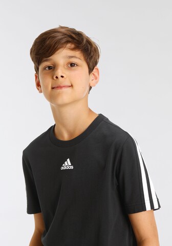 ADIDAS SPORTSWEAR - Camisa funcionais 'Future Icons 3-Stripes' em preto