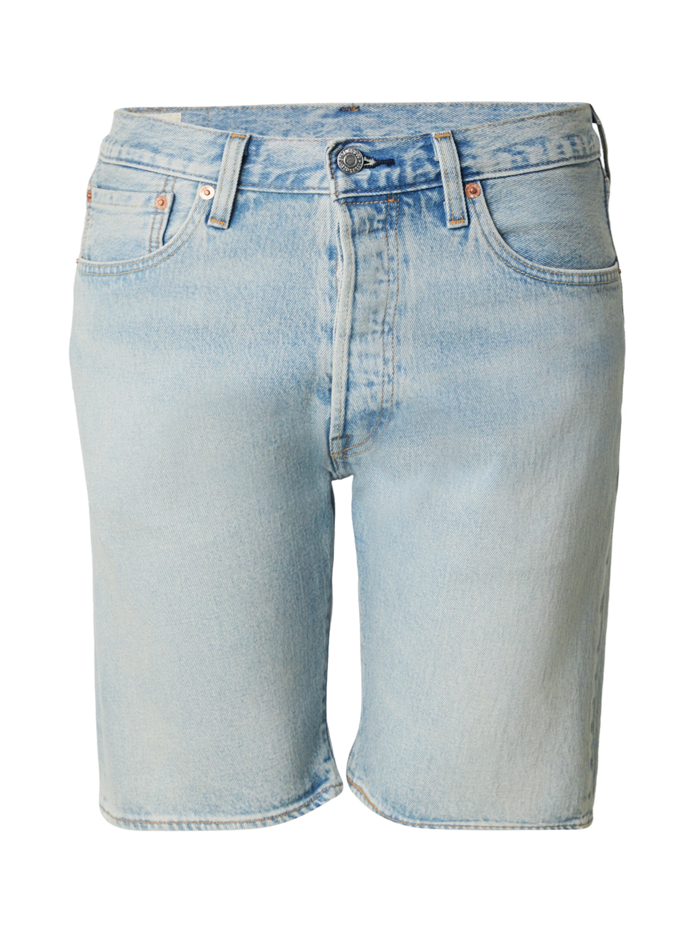 LEVI'S ® Slimfit Shorts '501® Original' in Blau: Vorderseite
