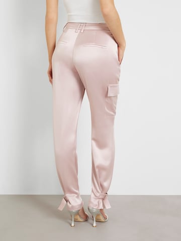 GUESS Tapered Cargo Pants in Pink