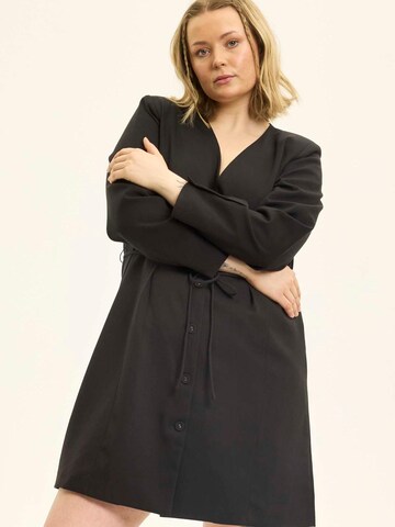 Anyday Jurk 'Zinnia 338' in Zwart