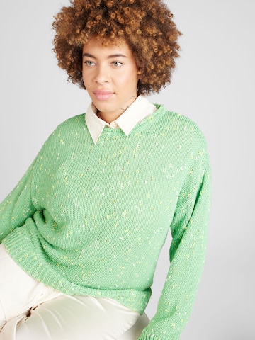 ONLY Carmakoma Sweater 'BIBBI' in Green