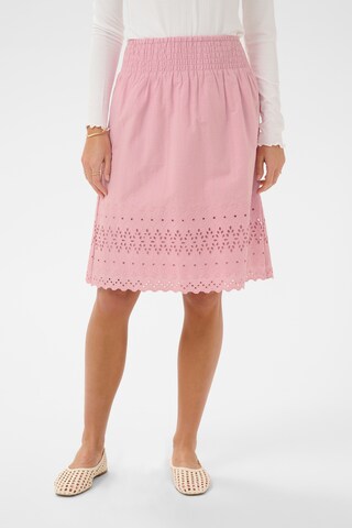 Jupe 'Jana' Cream en rose : devant