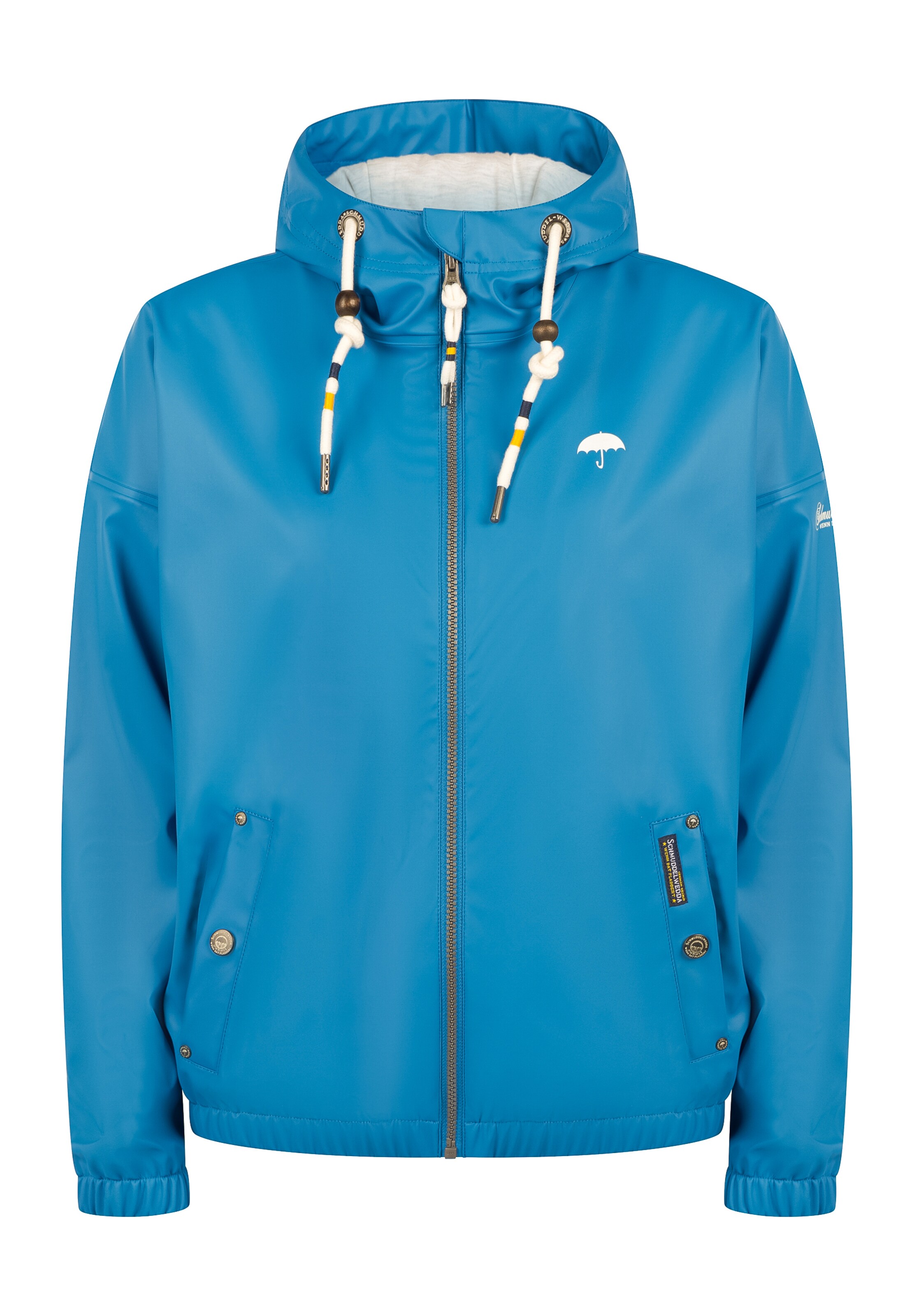 Schmuddelwedda Φθινοπωρινό και ανοιξιάτικο μπουφάν σε μπλε: μπροστά