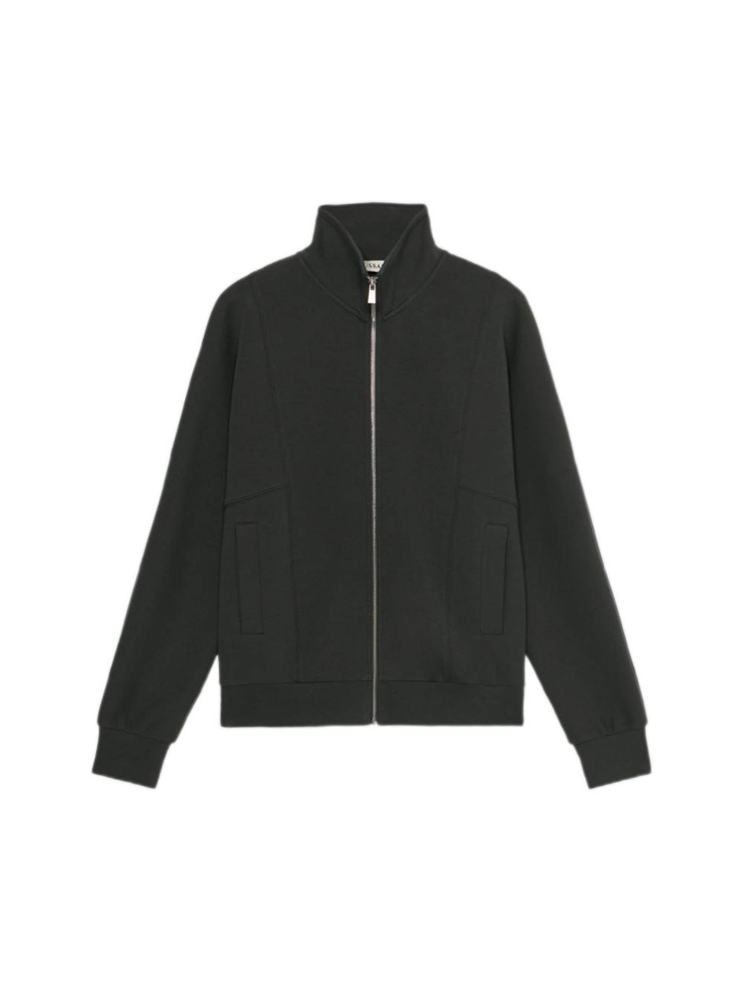 Trussardi Sweatvest in Groen: voorkant