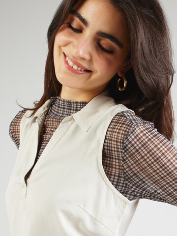 Chemisier 'VMHarper' VERO MODA en beige