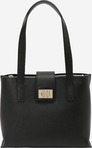 FURLA - Mala de ombro '1927' em preto: frente