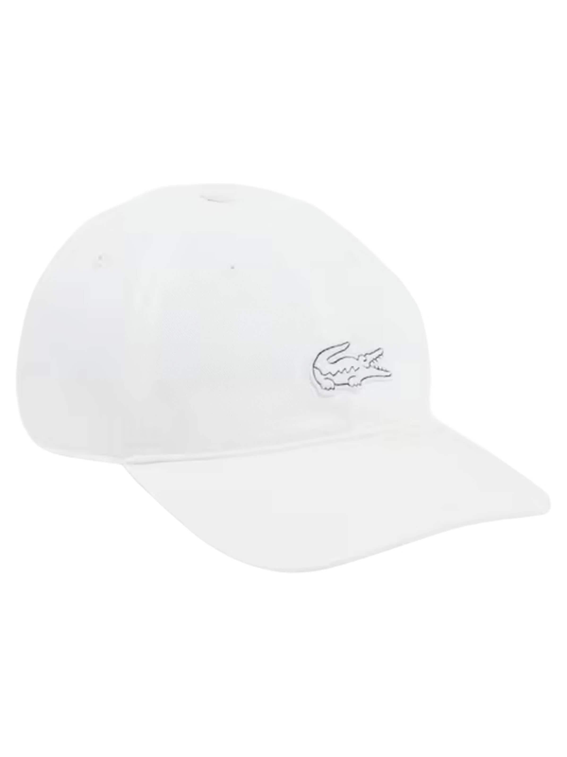 LACOSTE - Gorra 'Gorra lacoste blanca toned logo unstructured cap' en blanco