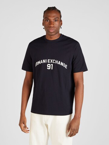 ARMANI EXCHANGE - Camisa em azul: frente