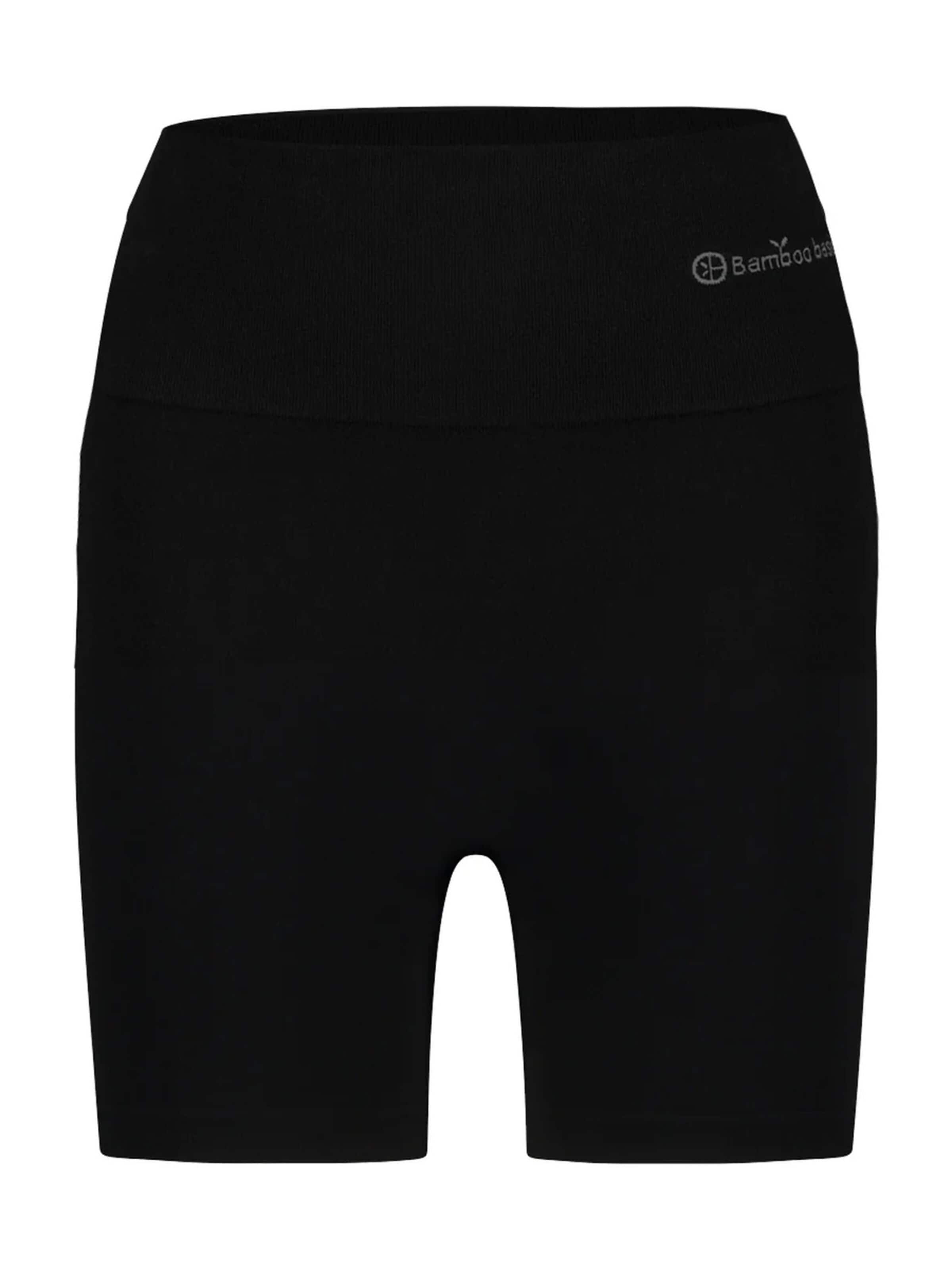 Bamboo basics Leggings 'Biker Short Jill'‌‌‌‌‌‌‌‌ in S in schwarz, Produktansicht
