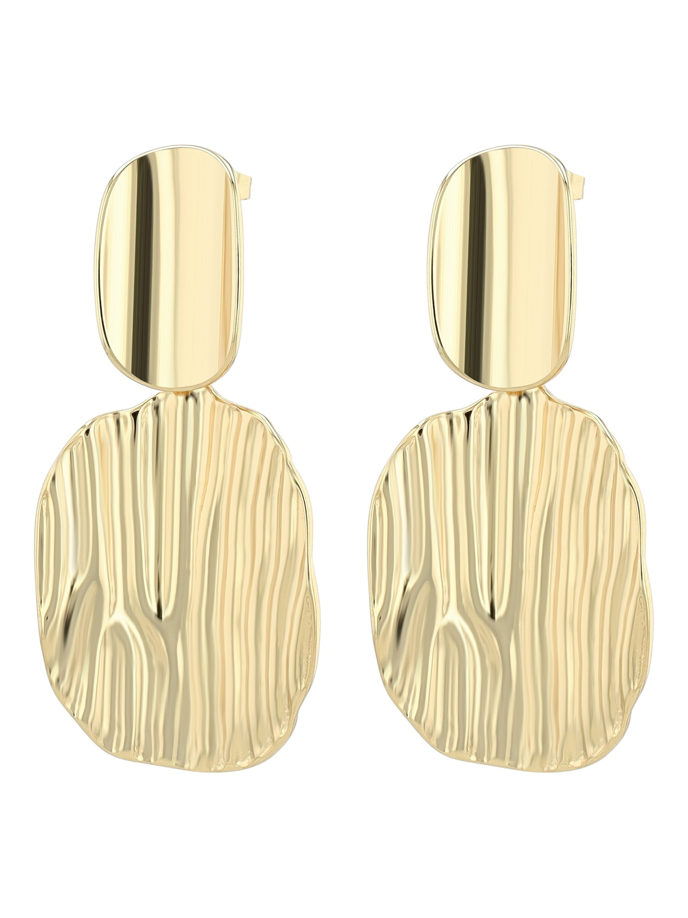 Akzent Ohrringe 'Valmira, langlebig'‌‌‌‌‌ in Gold: Vorderseite