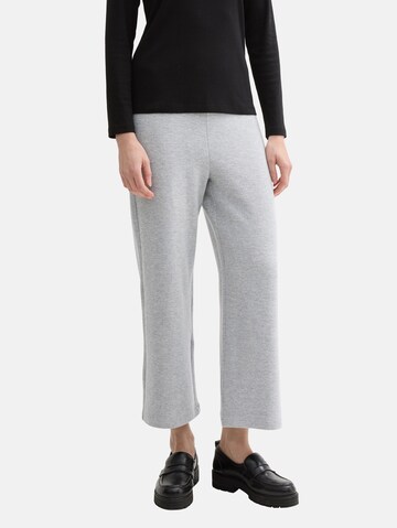 TOM TAILOR DENIM Wide Leg Hose in Grau: Vorderseite