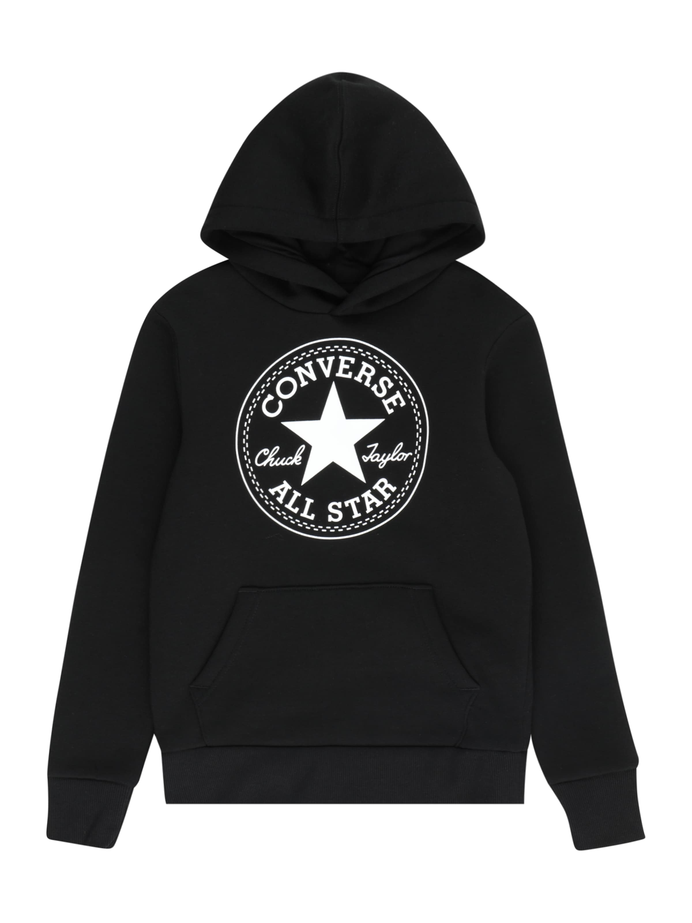 CONVERSE Mikina – černá: přední strana