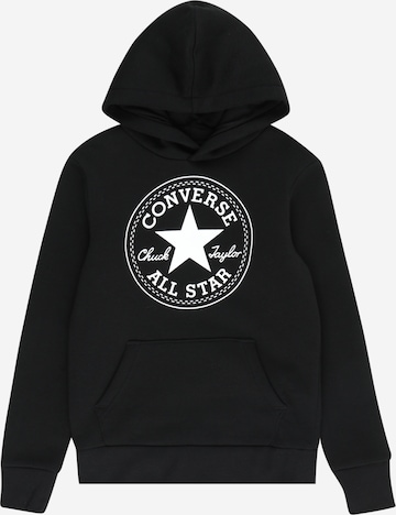 CONVERSE Collegepaita värissä musta: edessä