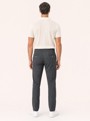 yazubi Slim fit Chino Pants 'Kyle' in Grey