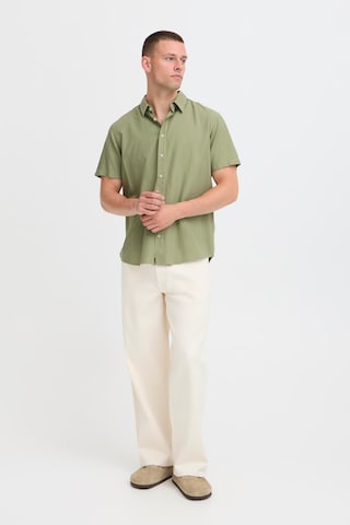 BLEND Regular fit Button Up Shirt 'BHBobby' in Green