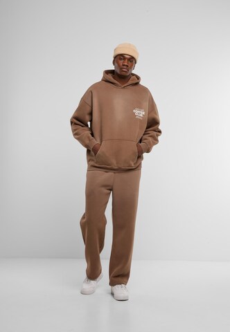 Sweat-shirt 'Coffee Club' Another Cotton Lab en marron