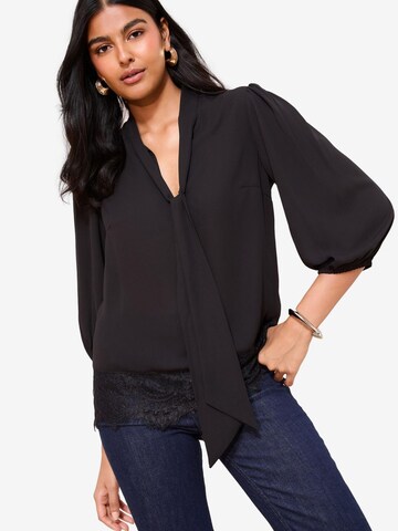 Friends Like These Blouse in Zwart: voorkant