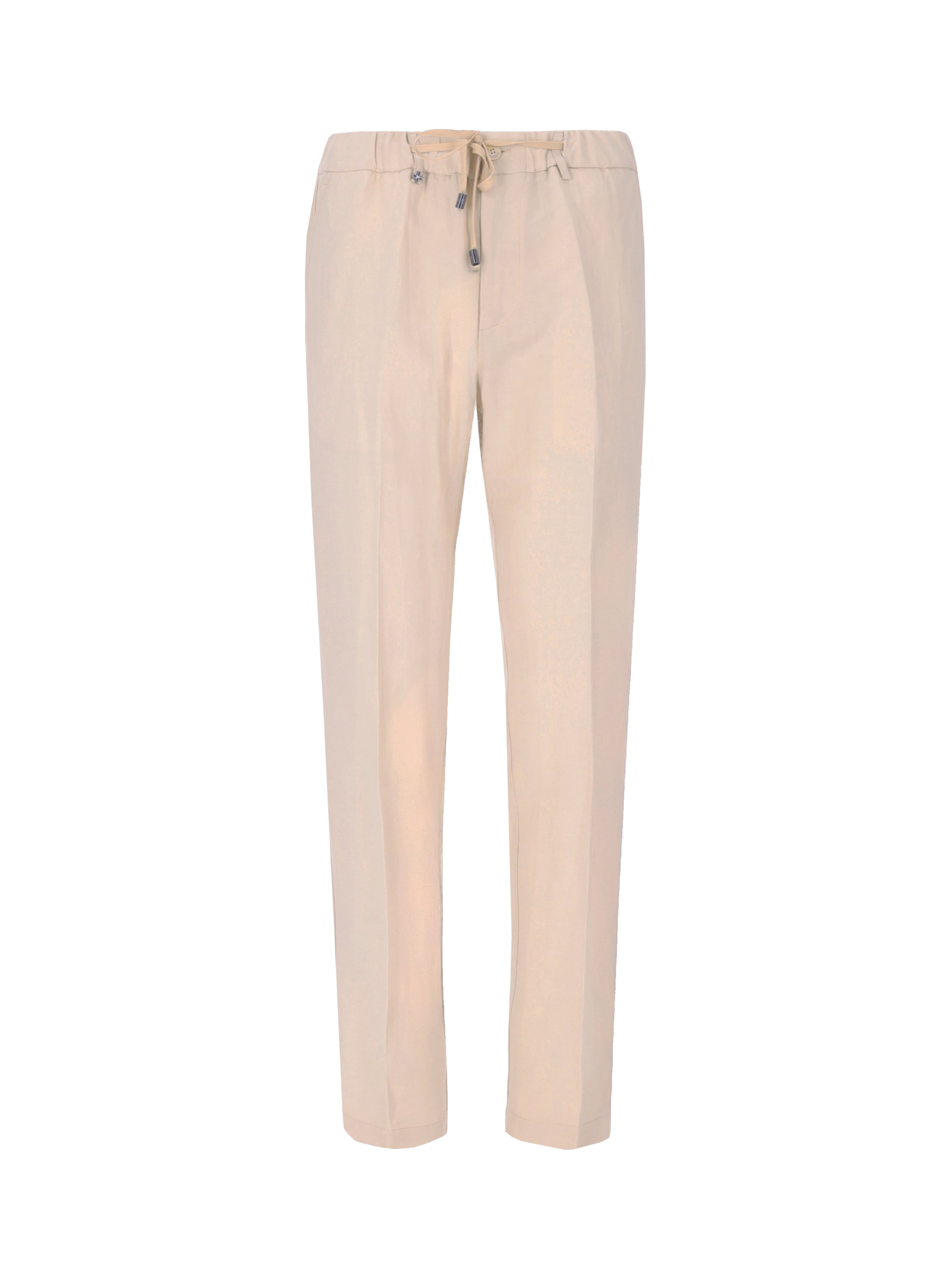 Loosefit Pantaloni con piega frontale 'Alloro' di Distretto12 in beige: frontale