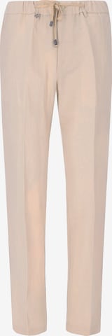 Pantaloni con piega frontale 'Alloro' di Distretto12 in beige: frontale