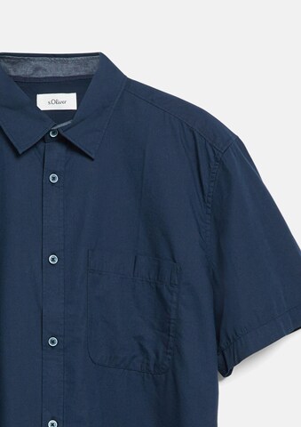 s.Oliver Regular Fit Hemd in Blau