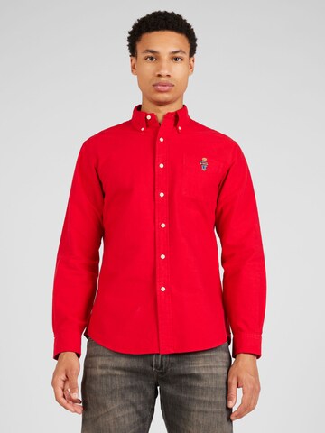 Polo Ralph Lauren Regular Fit Skjorte i rød: forside