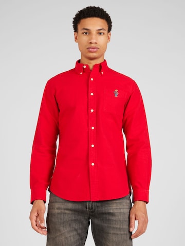 Polo Ralph Lauren Regular Fit Hemd in Rot: predná strana