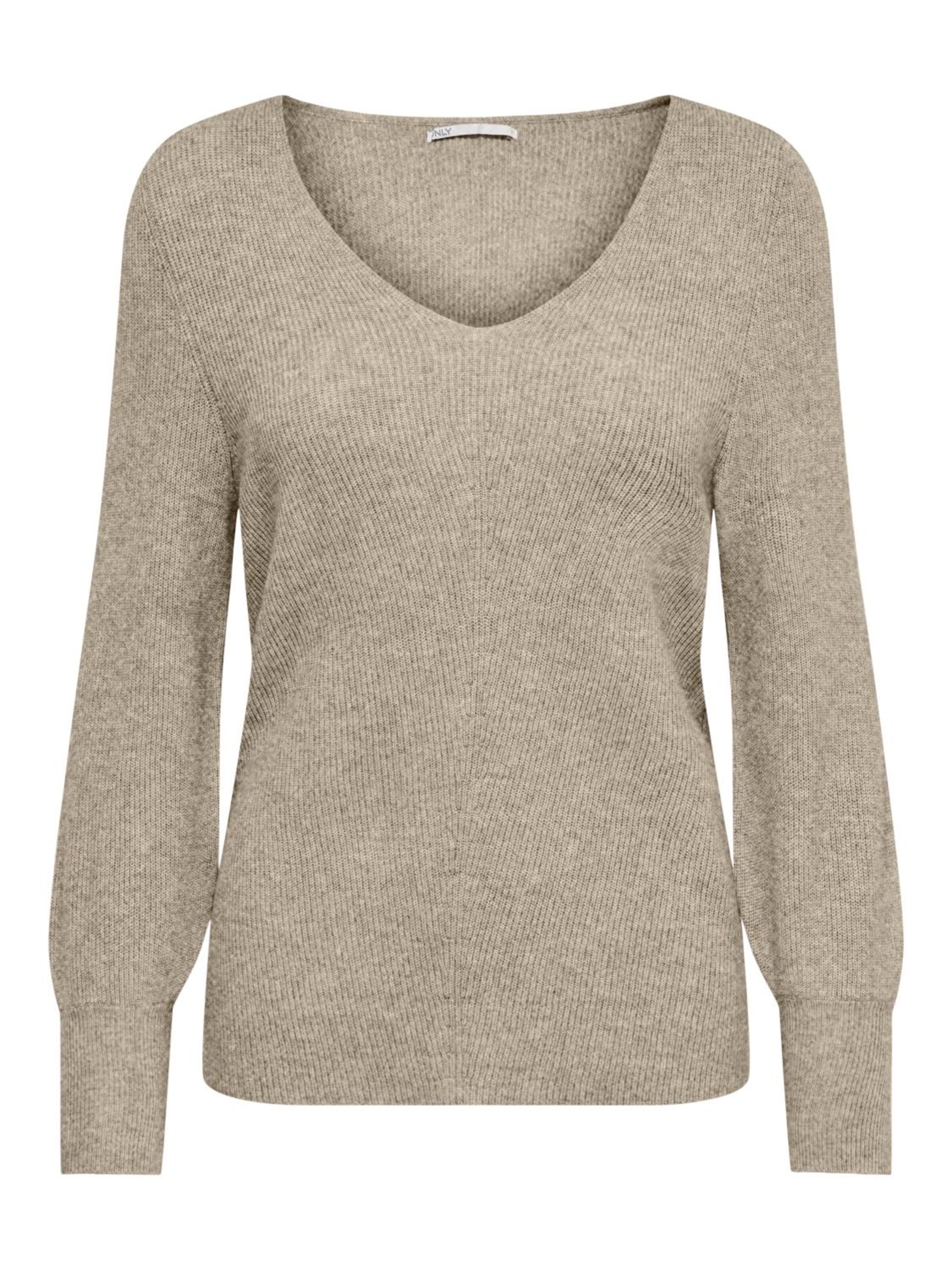ONLY Свитер 'ONLAtia' в Бежевый: спереди