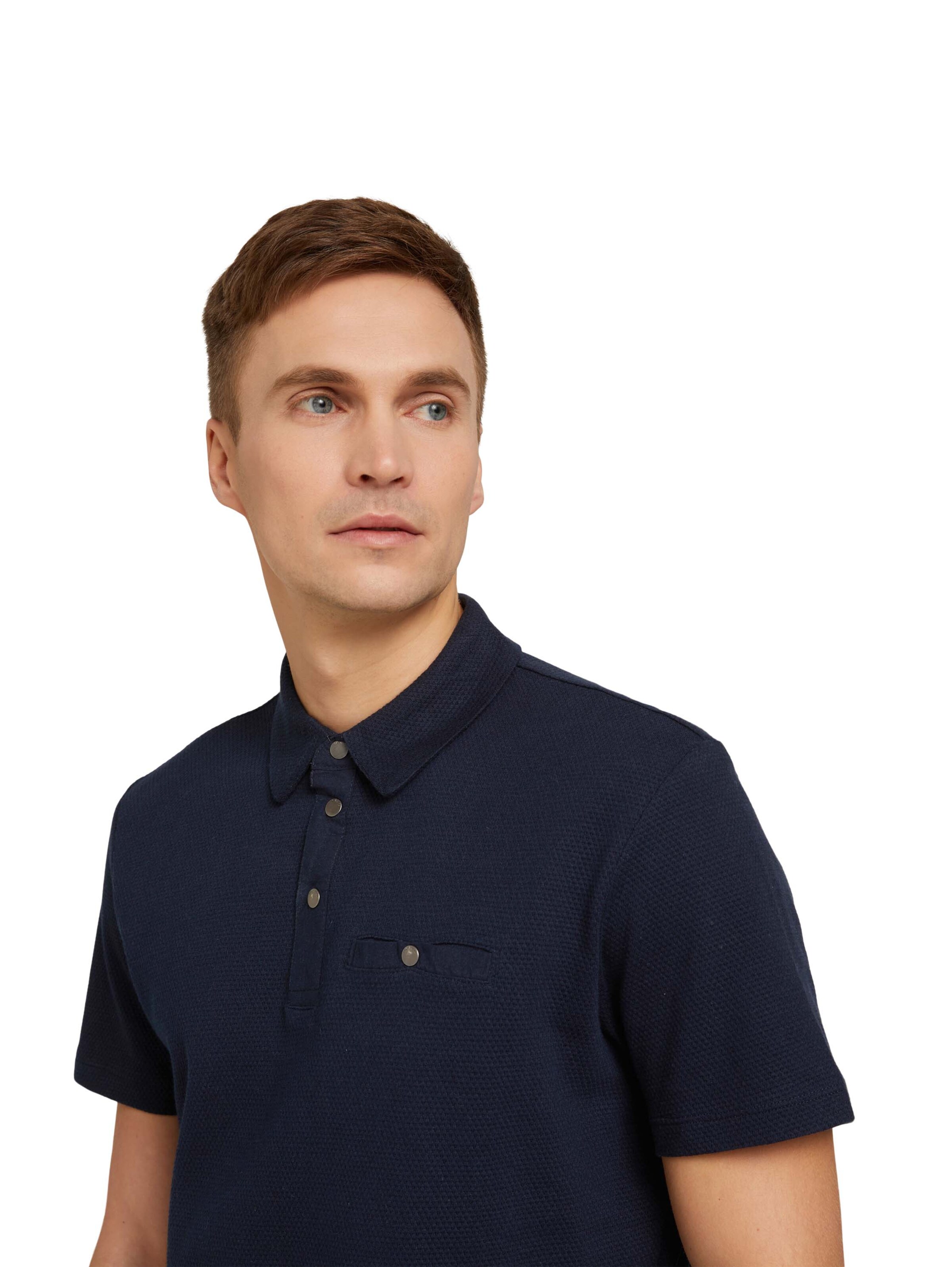 Vêtements T-Shirt TOM TAILOR en Bleu Foncé 