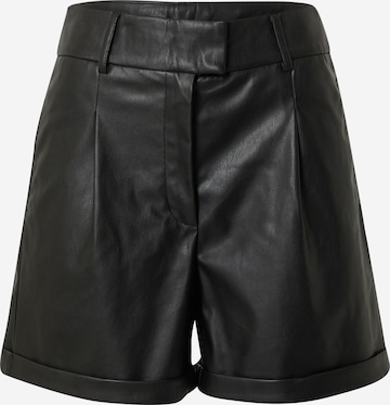 ONLY Pleat-Front Pants 'Emy' in Black: front