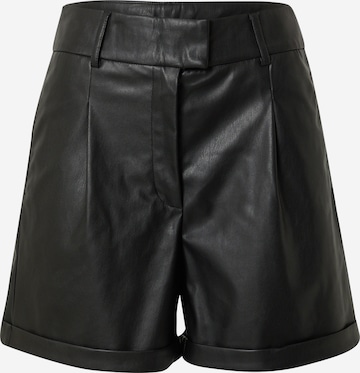 ONLY Regular Pleat-Front Pants 'Emy' in Black: front